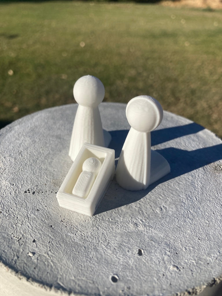 Modern nativity set/ minimalistic modern/ eco friendly