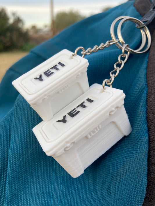 Mini Yeti ice chest keychain